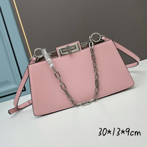 Fendi Bags Peekaboo 2023 pink